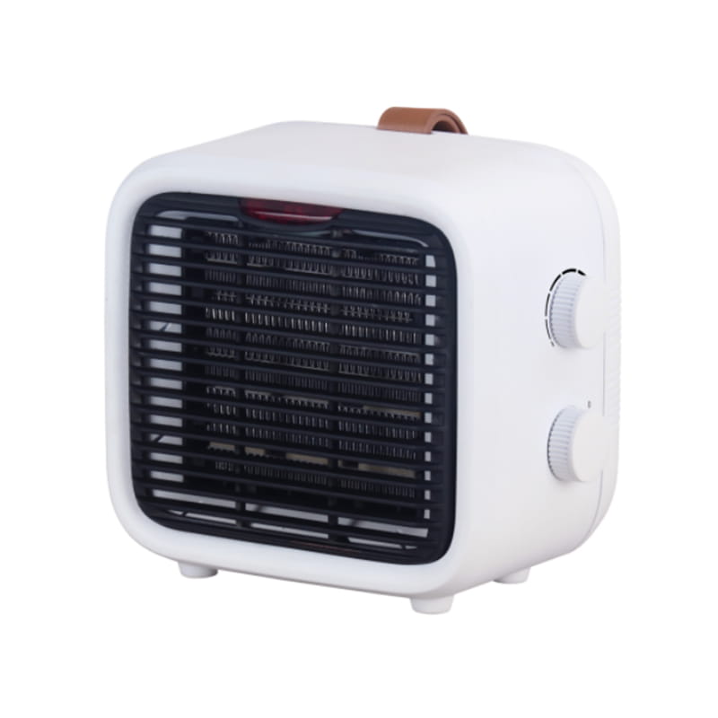 Máy sưởi gốm điện nhỏ cá nhân 1500W trong nhà, màu trắng