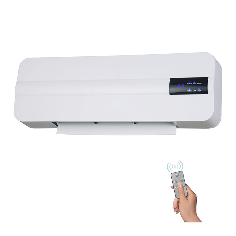 Máy sưởi quạt điều khiển nhiệt độ gắn trên tường thông minh Máy sưởi quạt điều khiển nhiệt độ gắn trên tường thông minh